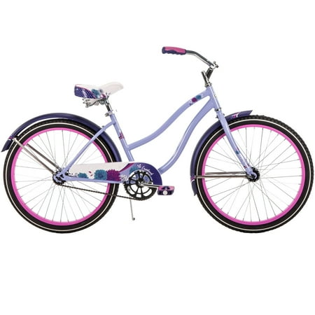 purple huffy beach cruiser
