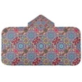 thumbnail image 5 of Yayeee Kids Hooded Towel with Hand Pockets Beach Soft Absorbent Bath Wrap 50 x 23.5 inch, Colorful Mandala Pattern, 5 of 5