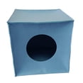 thumbnail image 3 of Casa para gatos Yinane Cueva de fieltro Resistente a los arañazos Azul, 3 of 8