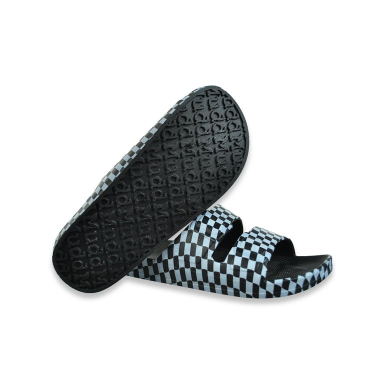 Checkerboard slides double clearance strap