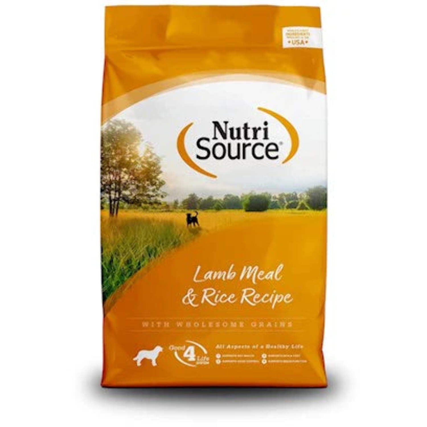 NutriSource Lamb Meal Rice Recipe w/ Wholesome Grains Dry Dog Food - 4Lbs