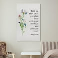 thumbnail image 5 of Tell Me What Is It You Plan to Do with Your One Wild And Precious Life Inspirational Canvas Wall Art Posters For Room Aesthetic And Decor Poster For Bedroom Bathroom Living Room Office Kitchen Decor, 5 of 6