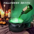 thumbnail image 4 of Halloween Decor Black Witch Bowl Conjoined Float Props Decoration Horror bowl Diffuser Party House Hocus Scary, 4 of 8