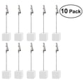 thumbnail image 1 of EeaseCA NUOLUX 10pcs Cube Base Memo Photo Holder Paper Note Clip (White), 1 of 9