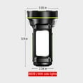 thumbnail image 3 of Feledorashia Portable Rechargeable LED Flashlight, Multifunction Outdoor Camping Lantern Flashlight, Strong Light, Waterproof, 3 of 7