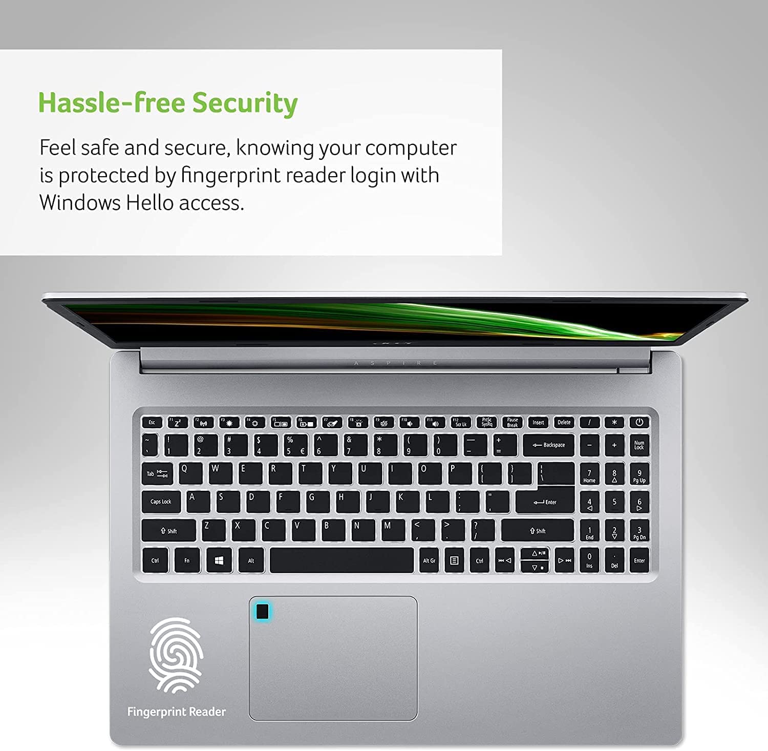 2023 Newest Acer Aspire 5 Slim Laptop | 15.6" FHD IPS | AMD Ryzen 7 3700U | 8GB RAM, 256GB SSD | WiFi 6 | Backlit Keyboard | Fingerprint Reader | Windows 11 Home - image 2 of 5