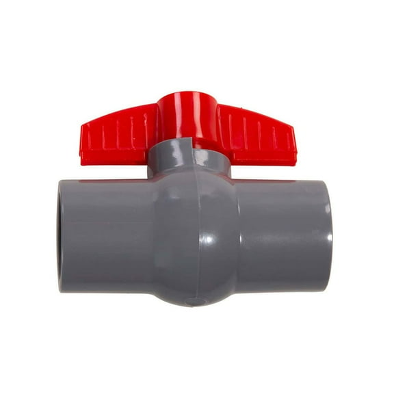 PVC Ball Valve Water Supply Pipe Sliding adhesive socket 20 25 32 40 50mm