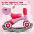thumbnail image 5 of Infans 3 in 1 Rocking Horse with Detachable Balance Board and Height Adjustable Seat, 5 of 6