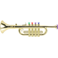 thumbnail image 2 of Kids Trumpets Musical Instrument Toy Lifelike Plaything Learning Early Educational Golden, 2 of 6