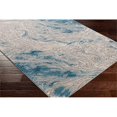 thumbnail image 3 of Surya Tibetan TBT-2326 108x148" Rectangle Fabric Rug in Teal Blue/Charcoal, 3 of 7