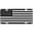 BLACK, variant on Thin Red Line License Plate for Firefighter Heavy Duty Tactical Patriot USA Car Tag