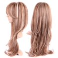 thumbnail image 2 of Perruque Synthétique Bouclée Longue avec Franges Cheveux Courts Perruques Résistant à la Chaleur Pleine Perruque Pleine Tête pour les Femmes Blondes highlight, 2 of 4