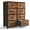 Rustic Brown, variant on Spaco Drawer with 8 Drawers, Fdressers & Chests of Drawers, Storage with Drawers, Chest of Drawers for Closet, Living Room, Hallway, Gray