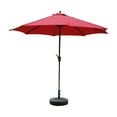 thumbnail image 5 of Bellini UA90AZA222 9 ft. Market Umbrella with Windvent, Automatic Tilt Dura-Fast, Aruba, 5 of 9