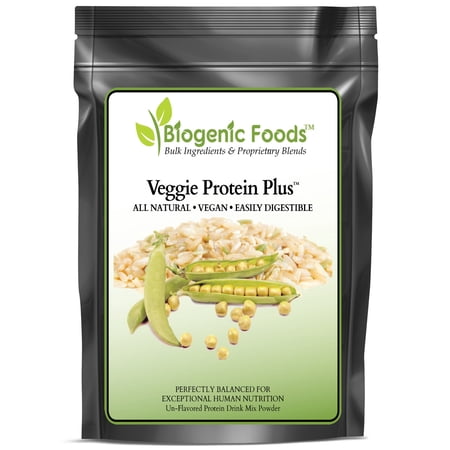 Veggie Protein Plus - Organic Brown Rice & Non-GMO Yellow Pea Vegetable Protein Powder
