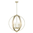 thumbnail image 5 of Golden Lighting Colson 6-Light Chandelier in Olympic Gold, 5 of 5