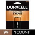 thumbnail image 2 of Batería alcalina Duracell de 9 V (paquete de 5), 2 of 7