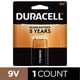 thumbnail image 2 of Batería alcalina Duracell de 9 V (paquete de 5), 2 of 7