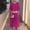 Hot Pink, variant on Plus Size Flowy Outfits Buiness Casual Women'S Spring/Summer Round Neck Loose Short-Sleeved Sequined Broad-Leg Pantsuit Blue L