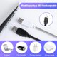 thumbnail image 2 of Pieces USB LED Reading Lights Stick Flexible USB Book Light USB Dimmable LED Lamp Touch Gooseneck Light for Laptop Computer Book Bed, Black and Silver, 2 of 5