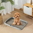thumbnail image 5 of Ke1Clo Flat Bottom Dog Toilet, Detachable Washable Pet Urine Potty, Easy Clean Litter Tray for Small Medium Dogs, 5 of 6