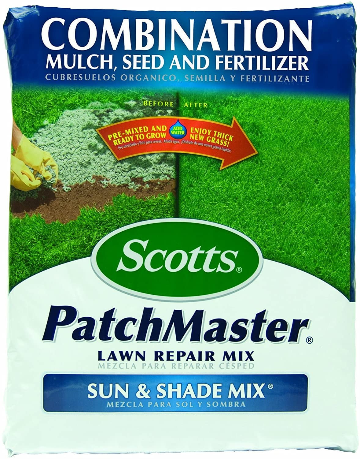 Scotts PatchMaster Sun and Shade Mix, 4.75Pound Grass Seed Mix Not