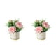 thumbnail image 1 of Matsuzay Las flores artificiales de seda de bajo mantenimiento disfrutan de la belleza natural con facilidad Flores artificiales con jarrón Type1 NO1, 1 of 6