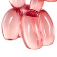 thumbnail image 5 of 5" x 10" Pink Resin Tinted Ballon Dog Sculpture, by DecMode, 5 of 9