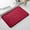 Red, variant on EazyTech Memory Foam Cobblestone Bath Rug, Non-Slip Square Bathroom Mat, Machine Washable Water Absorbent Doormat for Indoor Outdoor Use 16"x24"