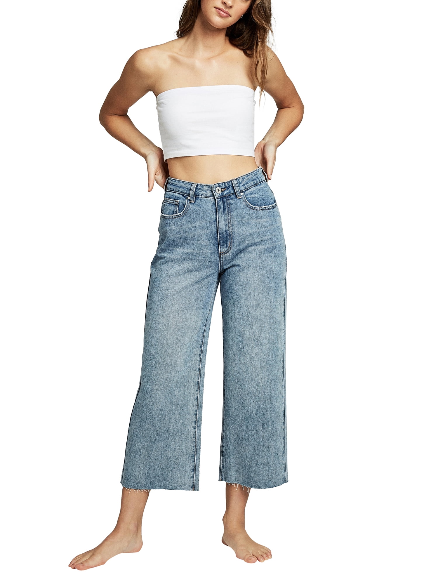 juniors wide leg jeans