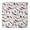 White-243, variant on Square Tablecloth Bohemian Style Tribal Patterns, Elastic Fitted Vinyl Table Cover, Waterproof, Backed, Indoor Outdoor Use