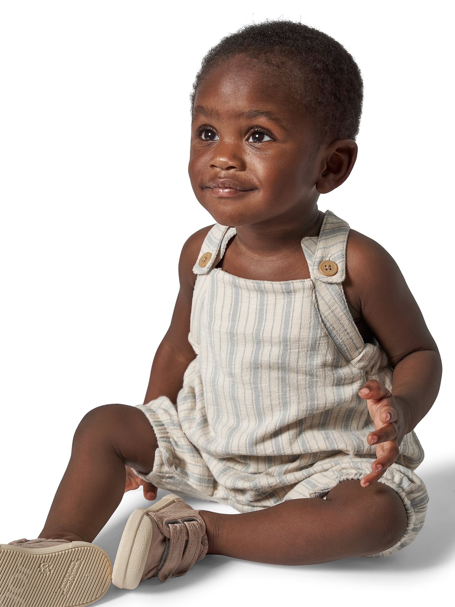 Modern Moments by Gerber Baby Boy Sleeveless Romper, Sizes 0/3 Months - 24 Months