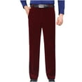thumbnail image 2 of cllios Clearance Outlet Men's Corduroy Pant Big and Tall Straight Fit Flat-Front Casual Chino Pants Men's Stain Shield Stretch Slim Fit Flat Front Dress Pant Trousers, 2 of 6