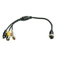 thumbnail image 4 of Câble Cctv 4 Broches Aviation vers Bnc Rca avec Vidéo, Audio et Alimentation Dc pour Caméra, 4 of 5