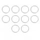 thumbnail image 2 of Anillos para llaveros de tamaño compacto llaveros pequeños portátiles 10 piezas livianas para organizar llaves ANGGREK Otros, 2 of 8