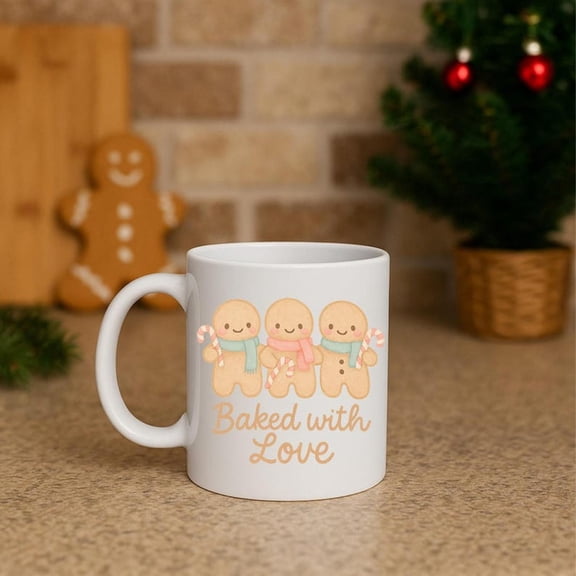 Gingerbread Cookies Coffee Mug Fest CH1Ristmas Ceramic Cup