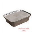 thumbnail image 1 of 10 Pcs Récipient Alimentaire en Aluminium Jetable en Forme Rectangulaire avec Couvercles en Aluminium/sans Couvercle, 1 of 9