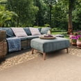thumbnail image 5 of Safavieh Courtyard Regent Oriental Indoor/Outdoor Area Rug, Brown/Natural, 6'7" x 6'7" Square, 5 of 13