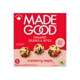 thumbnail image 1 of MadeGood Organic Granola Bites Cranberry Maple 5 bars, 1 of 13