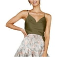 thumbnail image 2 of EGNMCR Tank Tops for Women Womens Solid Color Casual Basic Strappy Solid Tank Tops, 2 of 5
