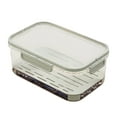 thumbnail image 1 of Food Grade Portable Transparent Fresh Keeping Outdoor Camping Picnic Extra Large Rectangular Refrigerator Storage Sealed Picture Storage Containers Divided Turntable Pantry Containers Coffee Container, 1 of 8