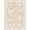 Beige, Pattern 1, variant on ODIKA 8'x10' Washable Area Rug Neutral Flowing Pink Curved Motif Border Beige Vintage Loving for Living Room, Under Sectional, Family , Durable, Non-Slip
