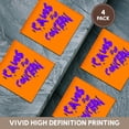 thumbnail image 6 of 3dRose, Halloween Ravens Caws For Concern Fun Pun Purple Quote, Set of 4 Ceramic Tile Coasters, 6 of 7