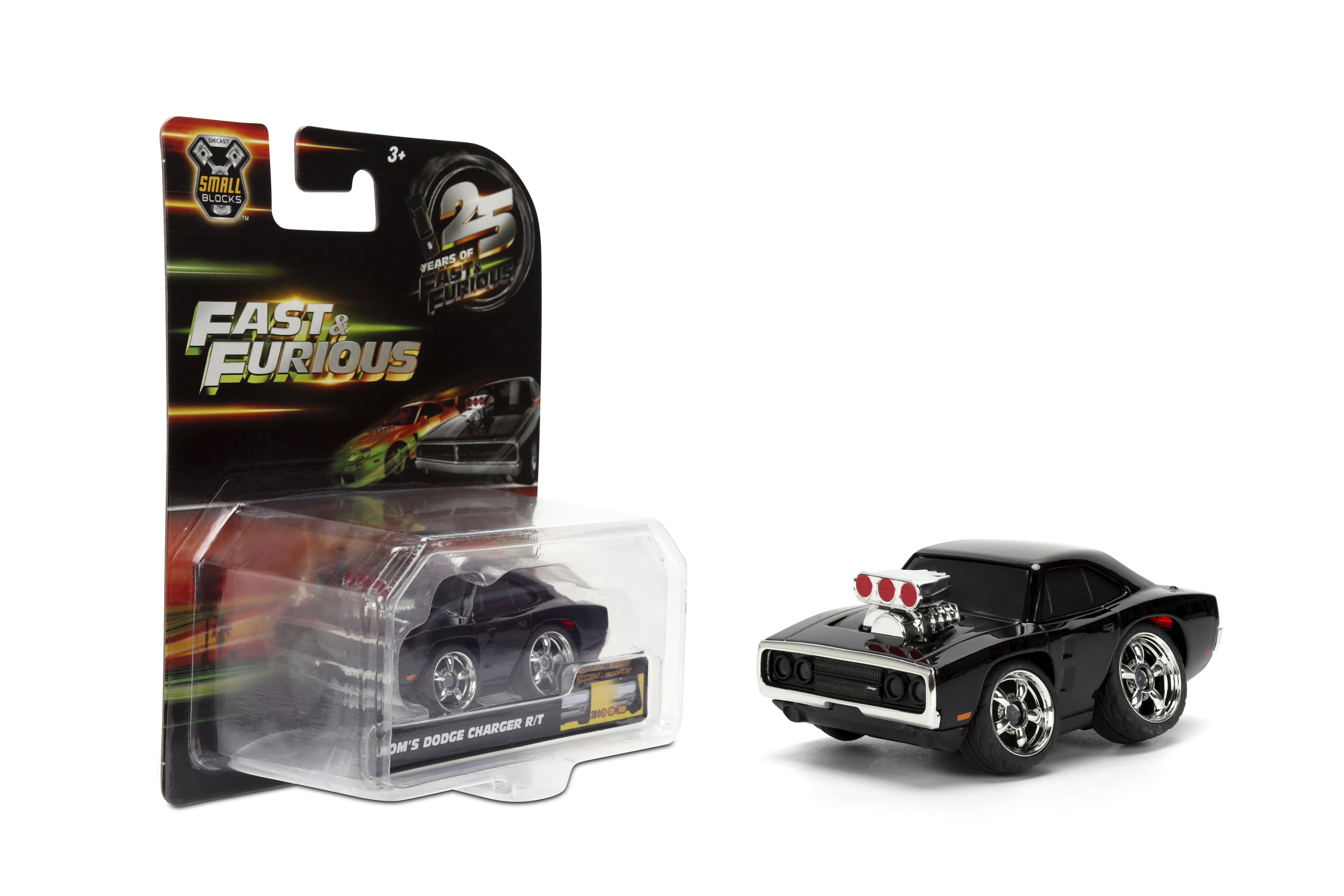 Jada Toys Entertainment Licensed 1:43 Small Blocks, Stylized Die-Cast Assortment Play Vehicles(Single Car, Styles May Vary)