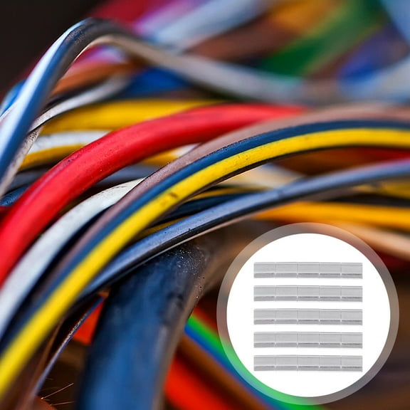 Soimiss Aluminum Crimping Loop Sleeves 100pcs 1/8 Inch Barrel Ferrule for Wire Rope and Cable End