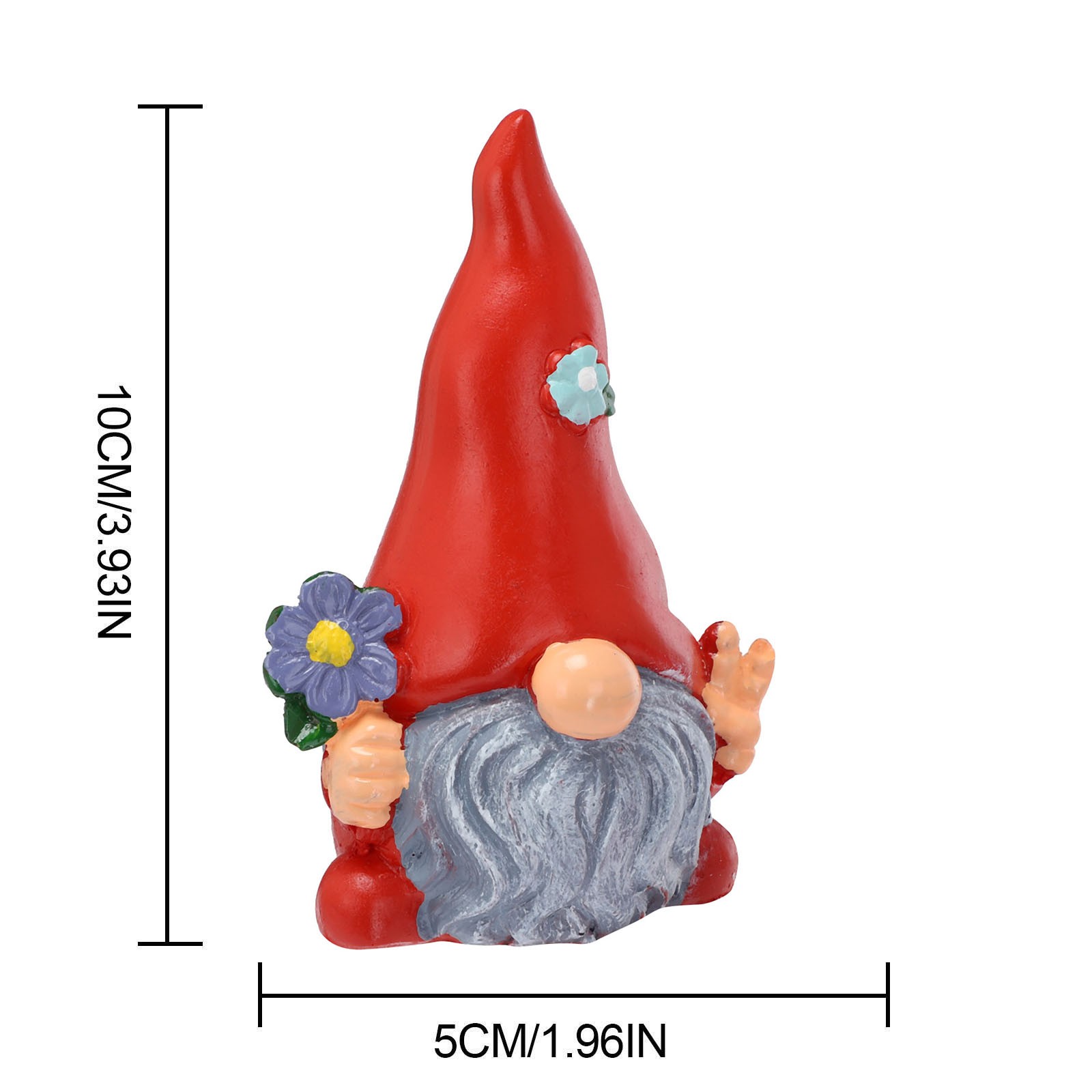 Garden Figurine Garden Gnome Statue Gnome Outdoor Welcome Sign Hand ...