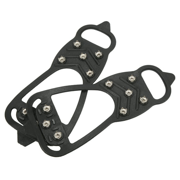 Tracción de Traccio de Hieles Cirles Antradas Probles Con Slato Con 8 Dientos para Nieve y Hielo Caminando