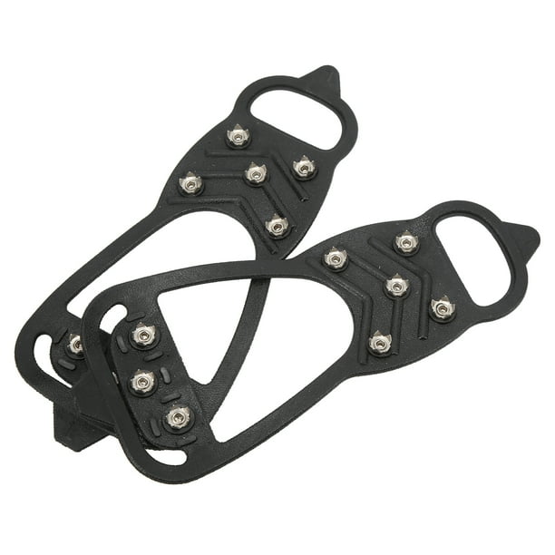 Tacos De Tracción Para Hielo, Empuñaduras Plegables Para Zapatos Con Púas De Acero Inoxidable Para Caminar Sobre Nieve Y Hielo
