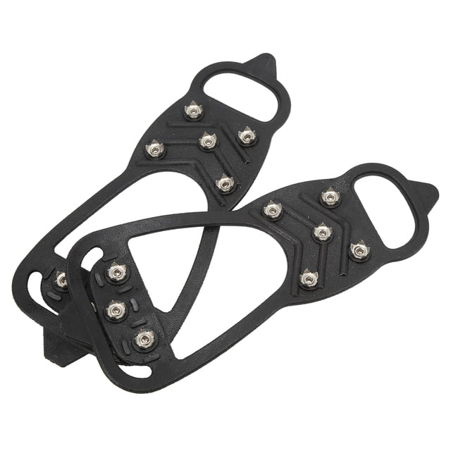 Tracción de Traccio de Hieles Cirles Antradas Probles Con Slato Con 8 Dientos para Nieve y Hielo Caminando