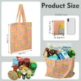 thumbnail image 2 of Funny French Fries Canvas Tote Bag – Cute Reusable Grocery Bag with Fast Food & Snack Print for Street Food Fans, Movie Nights & Fry Lovers, 2 of 7